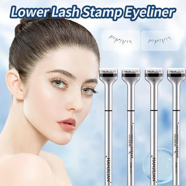 Eyelash seal DIY lower eyelash extension stamp silicone makeup tool suitable for beginners convenient and natural simulation eye black stick