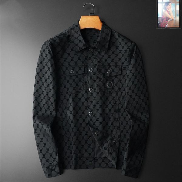 Designer Jacket Men&#039;s Casual Stand-up Collar Men&#039;s zipper Jacket Autumn-Winter High quality black men&#039;s jacket M-5XL AA1