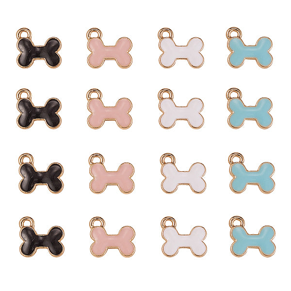 40pcs 4 Farben Legierungscharme