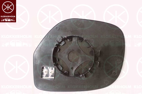 Mirror Glass, exterior mirror KLOKKERHOLM 37511063