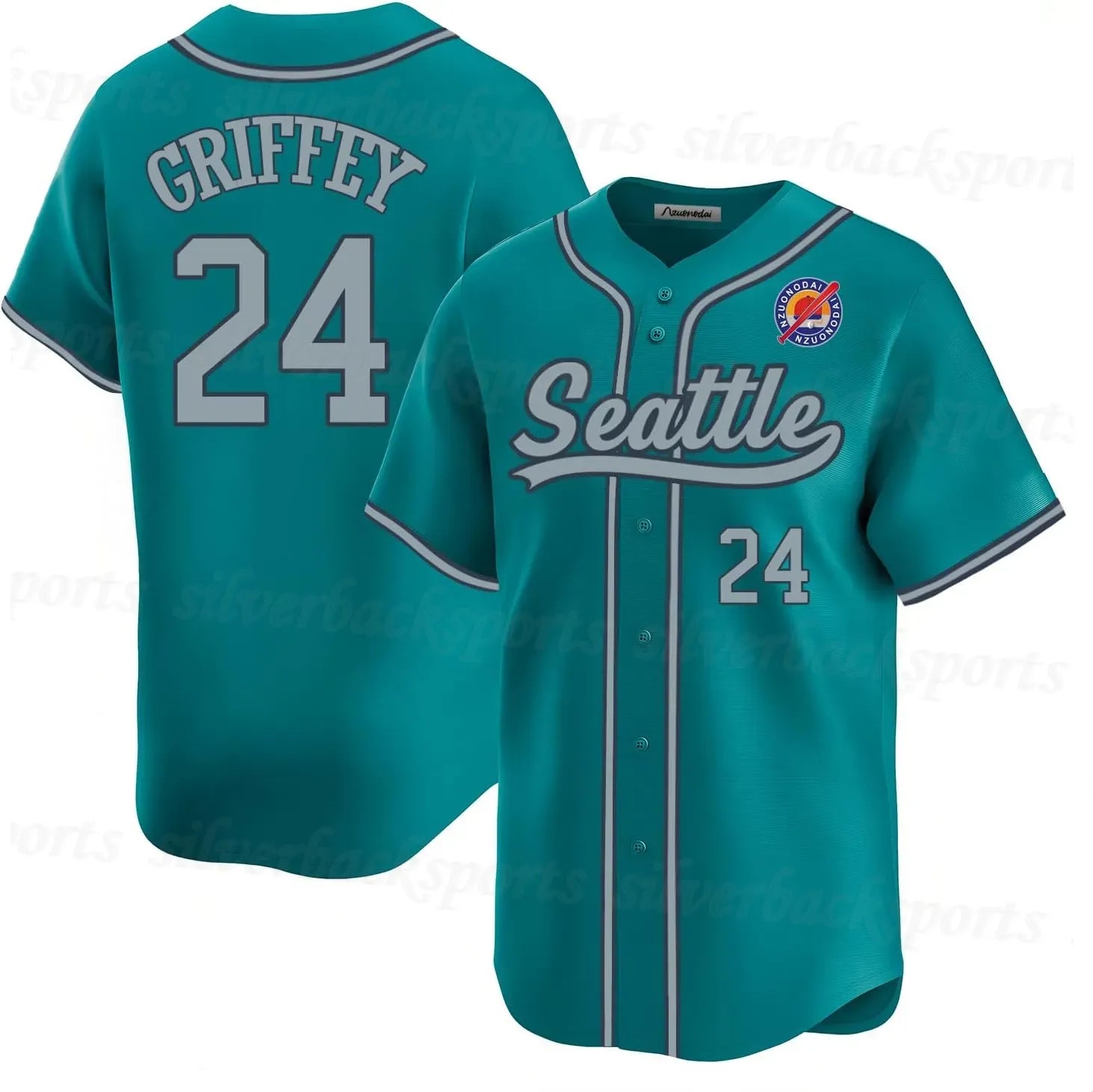 Mens-Youth Seattle ed 13 Abraham 10 Jarred 22 Luis 24 Ken 17 Mitch Custom Baseball Jerseys