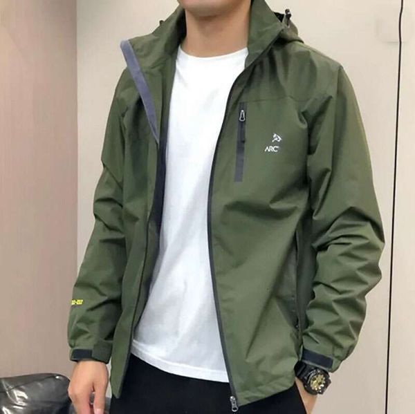 Arcteryxj jacket goretex zip jacket moda moda designer ao ar livre sportswear executando o vento à prova de vento rápido Gore Texpro Bat Che