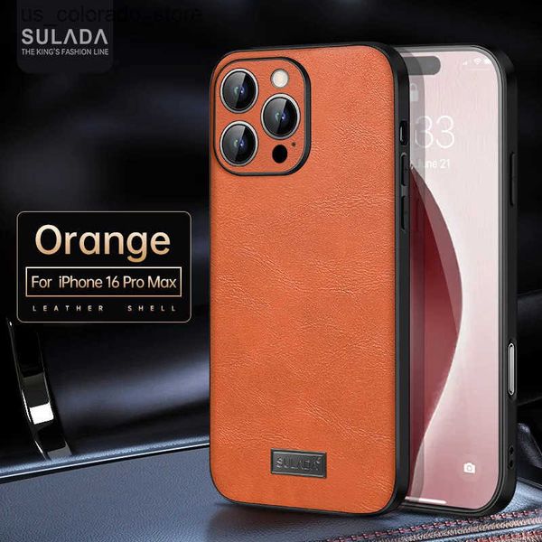 Cell Phone Cases Suitable for iPhone 16 Promax Cover 16 Plus 16 Pro Cover 15 Plus Case 14 Pro 15 Cover Leather Phone Case L240910