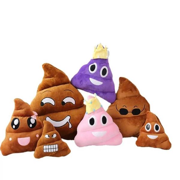 Plush Dolls Various sizes of poop expression plush toys for friends interesting and strange poop dolls give friends birthday gifts J241214