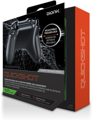 BIONIK BNK-9011 Xbox One Quickshot Custom Controller Grip And Dual Trigger Locks