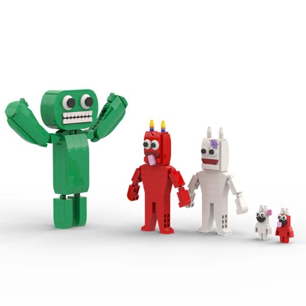 BuildMoc Horror Game All Members Monster Building Blocks Set For Garten of BanBan Figures Captain Opila Bird Bricks Kid Toy Gift