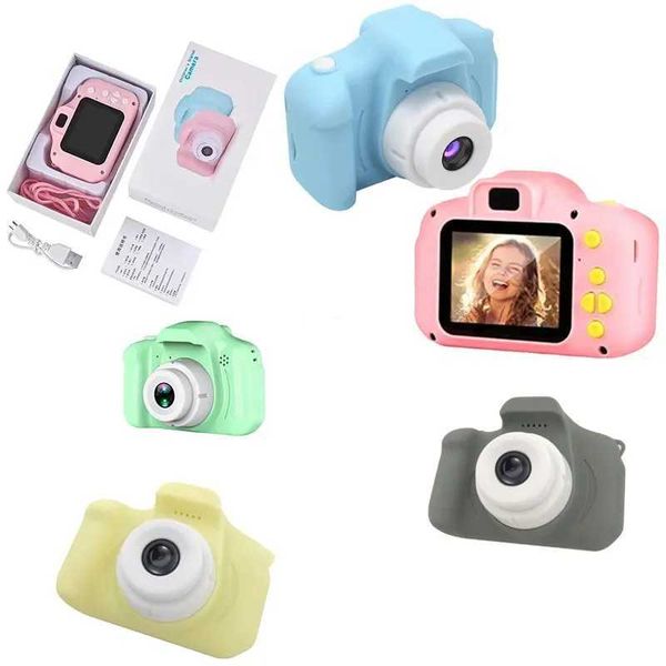 Kids Cartoon Cute Outdoor Camera video 1080P HD Student Digital Camera Holiday Birthday Gift for children multiple scene toysM240803