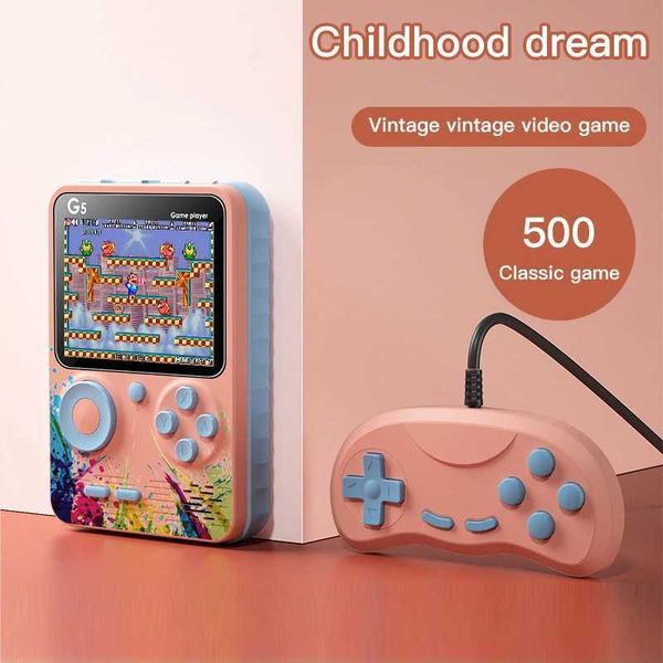 Game machine G5 Portable Retro Video Gaming Childs Gifts Classic Games hine aron Color Matching 3.0in LCD Sn Z241107