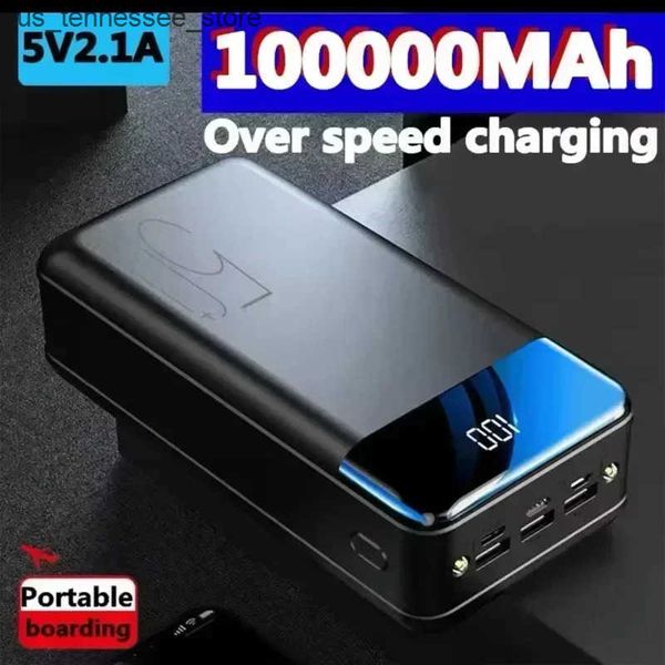 Cell Phone Power Banks Super-capacity charging treasure 100000 mA outdoor live mobile power supply is portable and suitable for all kinds. J