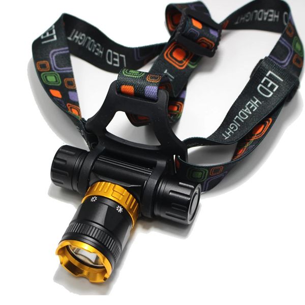5-Mode Dive Headlight 18650 swiming Diver Diving LED Scuba Diving Headlamp IPx6 Underwater work Fishing Headlight 241212