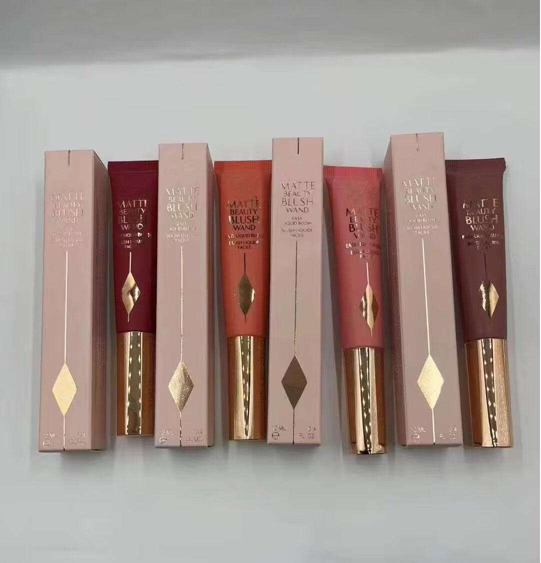 New Blusher 4 Colors matte beauty blush wand PEACH POP DREAM POP PINK POP Liquid Powder Blusher Air Cushion Pen 12ml Long-lasting Easy to Wear Good