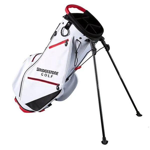 Golf Bags Lightweight 5-Way Stand White Red Golf Bag 231102