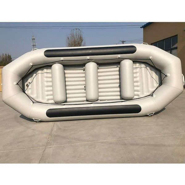 -Electric Pump and Rowing Inflatable Boat Water Raft Outdoor Sports Games 12 Persons 16.5ft