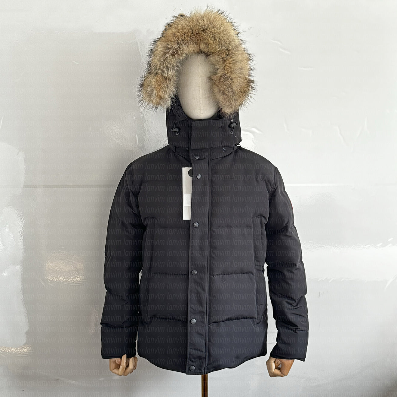 Fashion Men Designer Canadian Winter style Down Jackets Veste Homme Outdoor Winter Jassen Outerwear Big Fur Hooded Fourrure Manteau goosejacket Mens