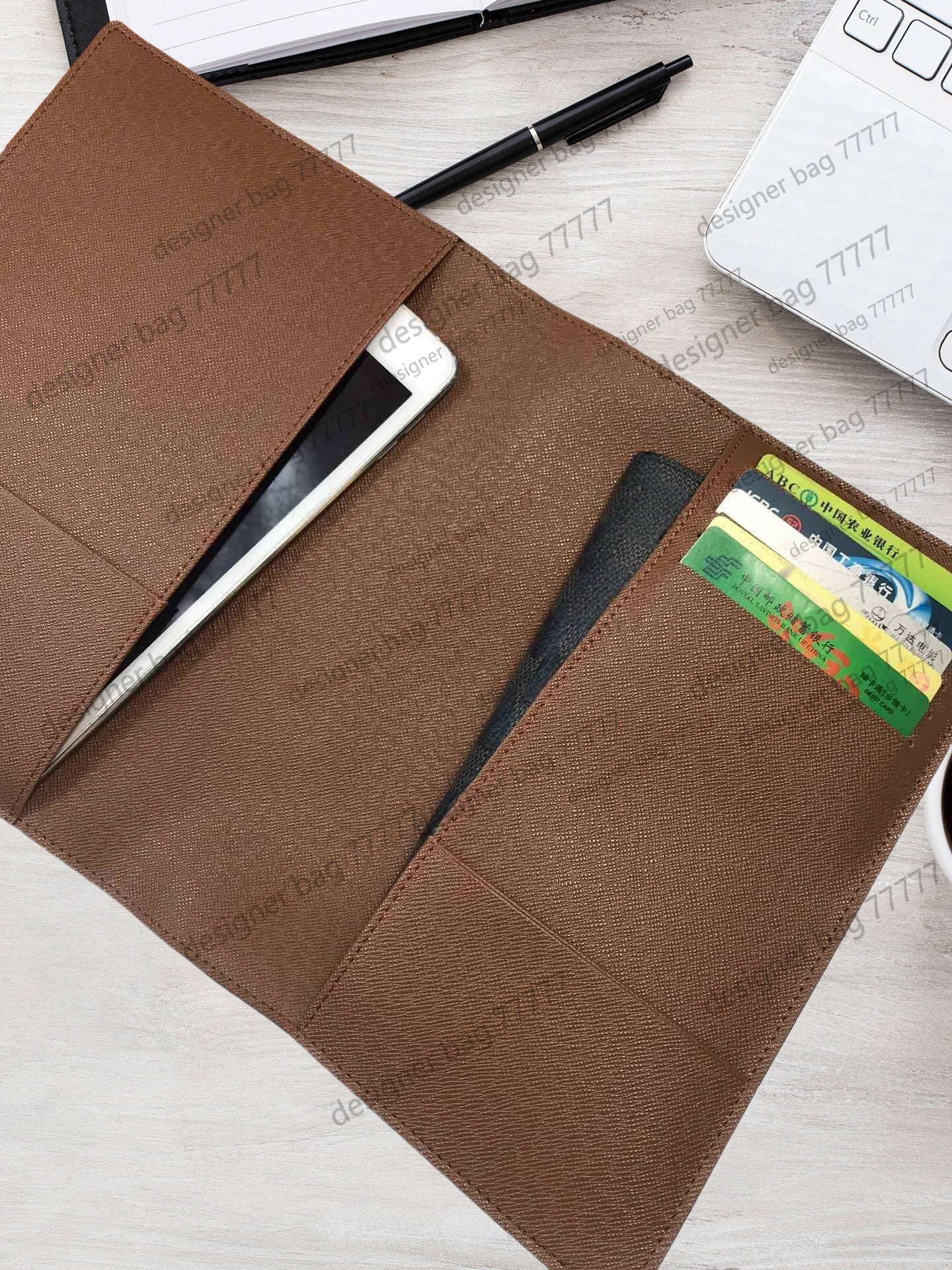 Designers Agenda Large Desk agenda Cover Holders Men women Business Notebook Diary Protective Case Card Holder Wallets Desktop Designers Notepad Siz