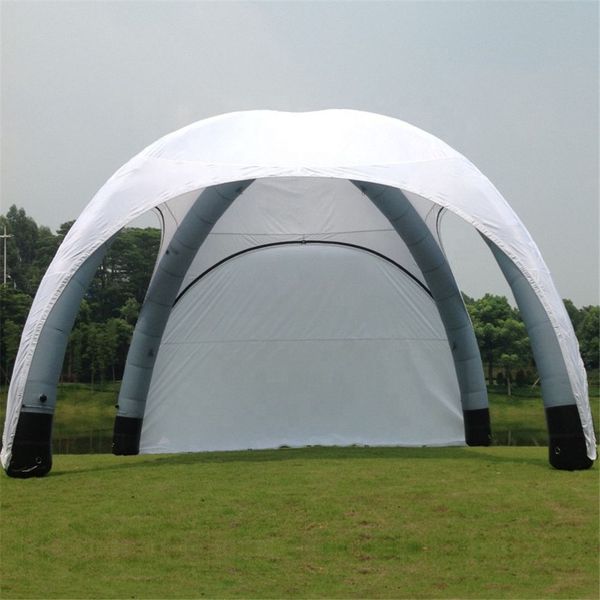 Airtight Large Spider Style Inflatable Dome Tent Outdoor Advertising car garage Shelter Trade show booth Cover with door curtains in any col