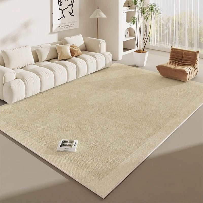 3781-325-45.4-GZX-Minimalist Solid Color Carpet Living Room Sofa Large Area Decorative Rug Bedroom Lines Polyester Thickened Furry Home Floor Mats