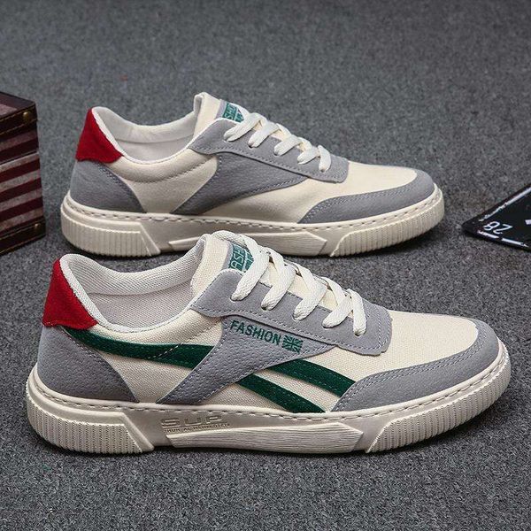 2024 New Canvas Breathable All Match Board Young Men&#039;s Small White Retro German Training Shoes