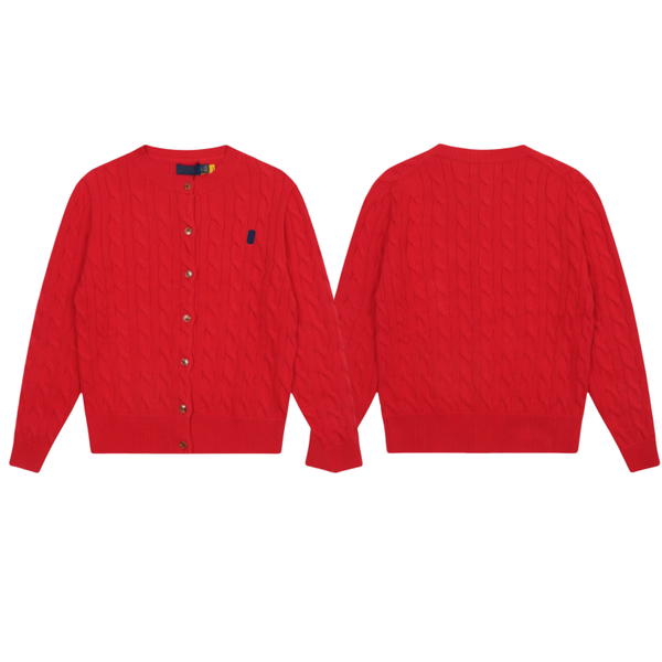 Designer sweater women Polos Knitting Cardigan sweaters womens Round neck and V-neck Embroidery Knitwear men Button Knitting knitwear Top qu