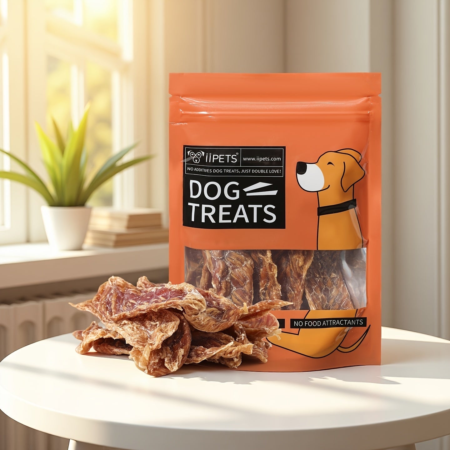 TEMU Jerky - Dog Treats No Additives No Grains No Artificial Colors High Protein Training Rewards Easy To Pet Treats Suitable For Small And Medium