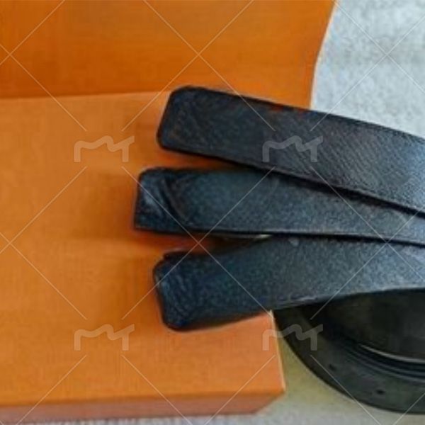 Business casual belt commuting leather jeans high-end luxury smooth buckle suit simple classic fashion multi-color practical belt for both m