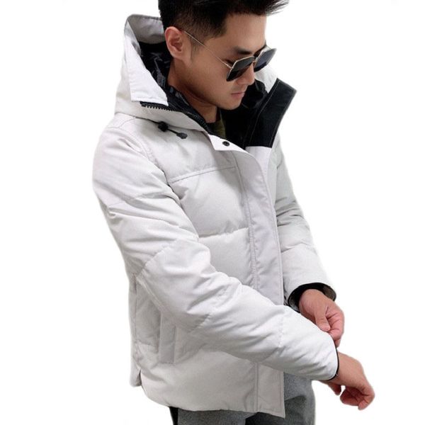 Casual fashion Men Winter Outdoor Jassen Chaquetas Parka Outerwear Big Fur Hooded Fourrure Manteau Down Jackets Coat Hiver Size XS-3XL