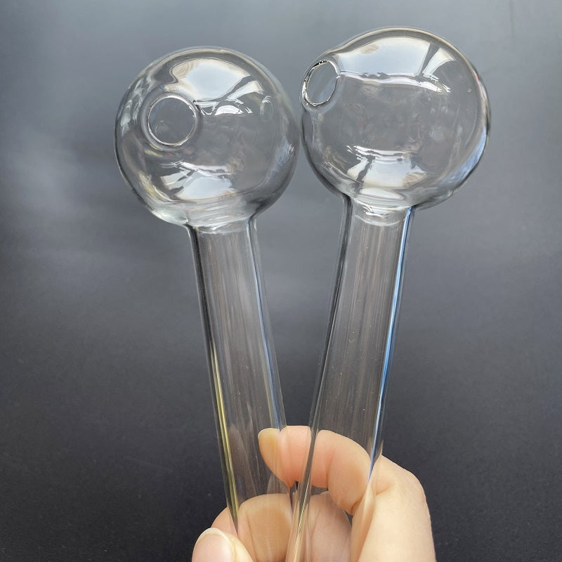 8 inch - 20cm Super big hookah large 50mm ball thick glass pipe oil burner dab rig tobacco smoking accessories