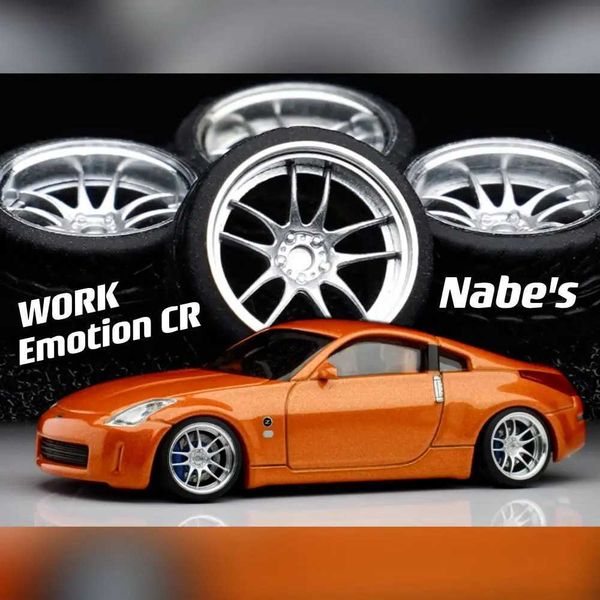 Cars Diecast Model Cars Chika Nabes 1-64 wheel with rubber tires luxury model car modification parts VIP suitable for hotel wheels Tomica Mi