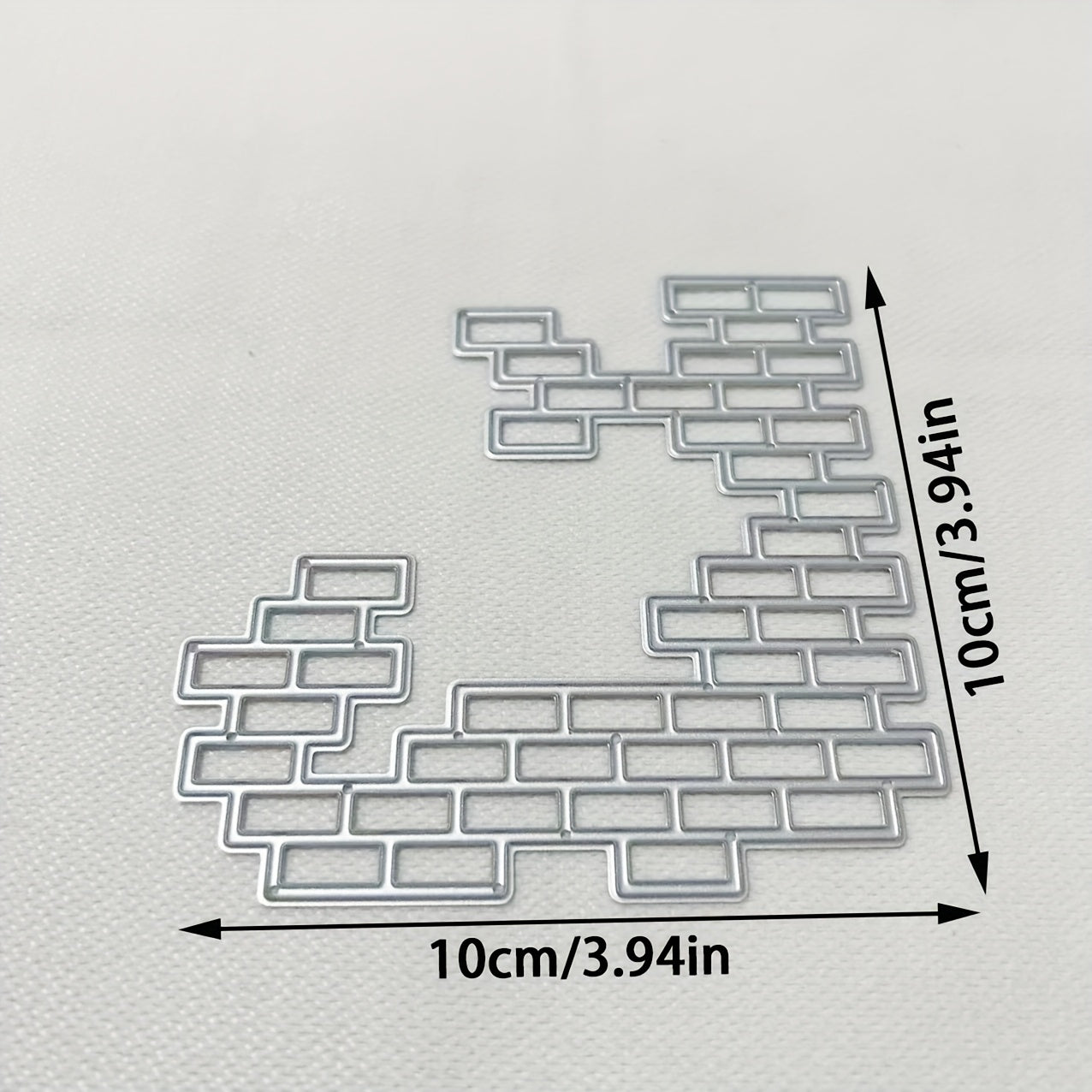 TEMU 1pc Wall Metal Die Cut, Diy Scrapbooking Embossing Stencil, Handmade Greeting Card Making Metal Cutting Dies, Gift Card Making Tools