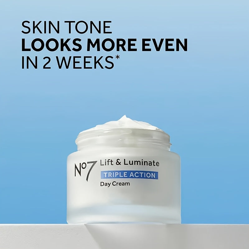 TEMU 7-in-1 Lift & Triple & Neck Day Cream - Hydrating Hibiscus Peptides, Hyaluronic Acid & Vitamin C, Fragrance-free, Multi-use For All Light Beige