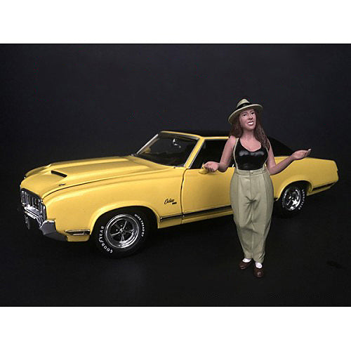 "Hanging Out II" Tanya Figurine for 118 Scale Models by American Diorama