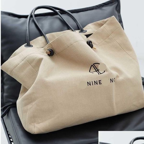 Bags Outdoor Designer Large Capacity Tote Anine Canvas Shoder Bing Beach Bag Shop Bagsxrb2 Drop Delivery Sports Outdoors Ot5md