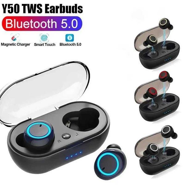 Original TWS Y50 Air Pro Earbuds Wireless Bluetooth Headset with Mic Touch Control Fone Bluetooth Earphones Wireless HeadphonesCL240801