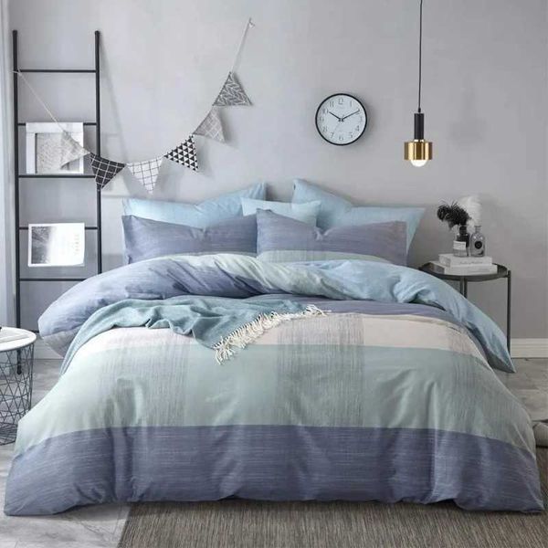 Soft cotton modern bedding with zipper tie mint green down duvet cover perfect him her easy to care for soft and durable Y241012