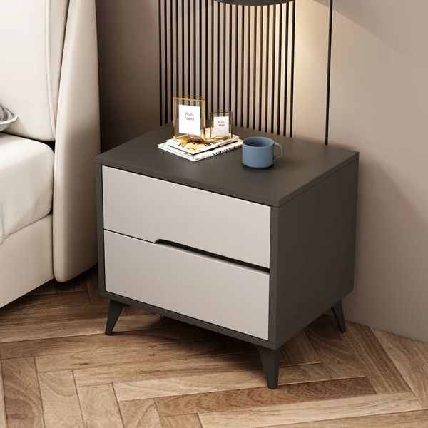 Minimalist Nordic Modern Storage Home Bedrooms Nightstand Drawer Wood Furnitures Table De Chevet Furniture Decoration