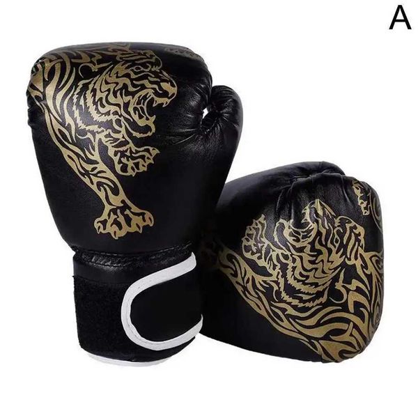 Boxing Gloves Profional Tiger Breathab PU ather Flame Gloves Sanda Boxes Thai Gloves Thai Muay Thai Boxing Fight GlovesXJ241024