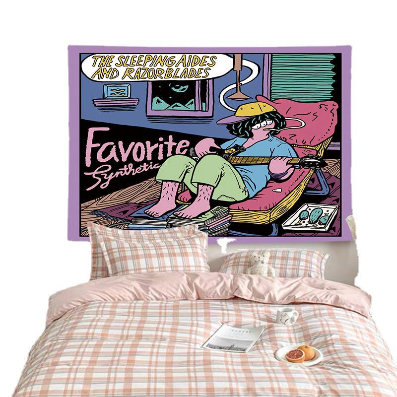 Tapestry background cloth style hanging cloth room layout bedroom dormitory decoration ZMQ301