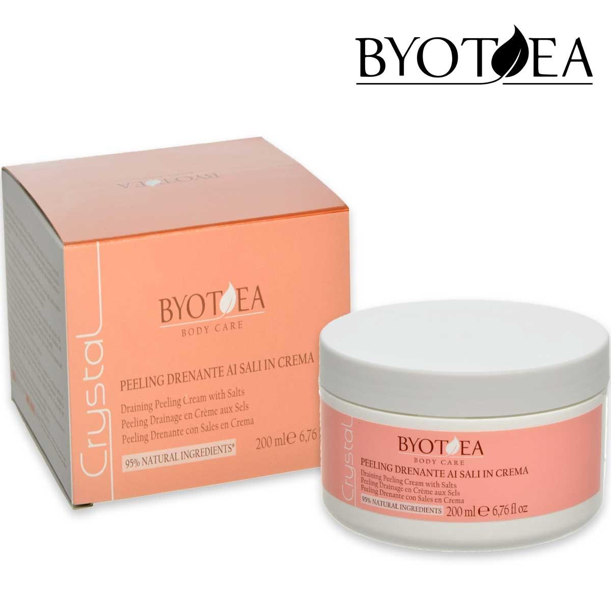 Byotea byoteakrystal drenerende peeling med salter i fløte 200 ml
