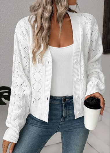 Modlily White Light Cardigan - 2XL