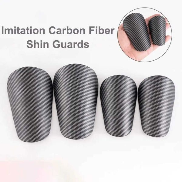 Protective Gear Simple Imitation Carbon Fiber Shin Guards Practicing Playing Football Care Protective Soccer Pads Small Size Knee Pads z2412
