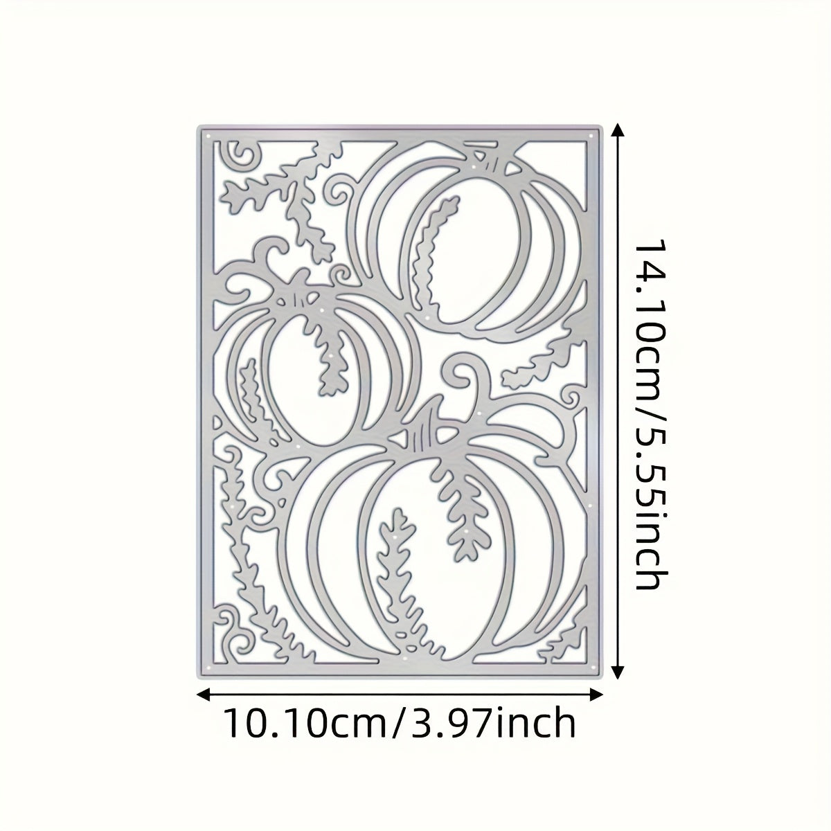 TEMU 1pc Halloween Pumpkin Greeting Card Metal Die Cutting Set, Pumpkin Photo Frame Embossing Die Cutting Production, Metal Die Cutting Die, Suitable