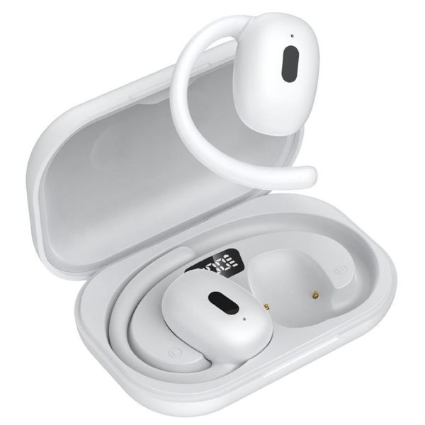 TWS Bluetooth headphone Wireless Earphone Bone conduction R23 Ear Hook Built-in Microphone LED display high Quality Headphone Sport Earphone