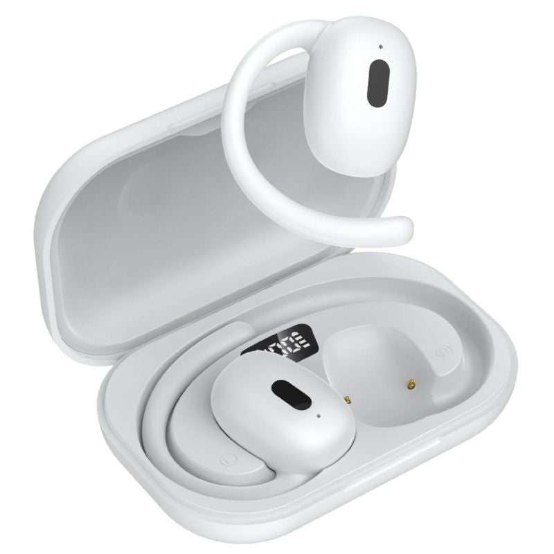 TWS Bluetooth headphone Wireless Earphone Bone conduction R23 Ear Hook Built-in Microphone LED display high Quality Headphone Sport Earphone Long en