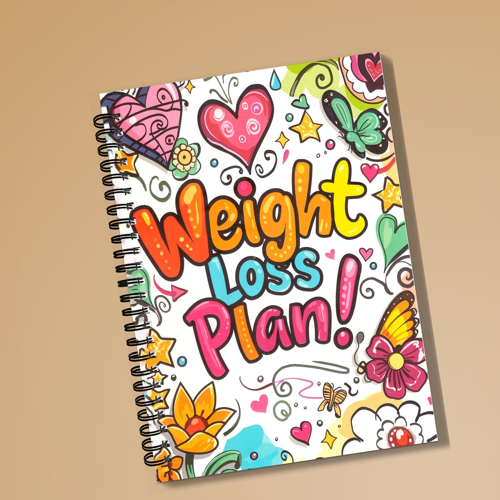 TEMU 1pc Food And For Women Weight Loss Planner Workout Dairy Wellness Log Notebook With Health Gift For Women Mom Wife