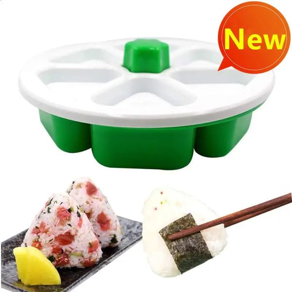 The latest DIY sushi mold Onigiri rice ball food press triangle sushi making mold sushi kit Japanese kitchen tools bento box 240816