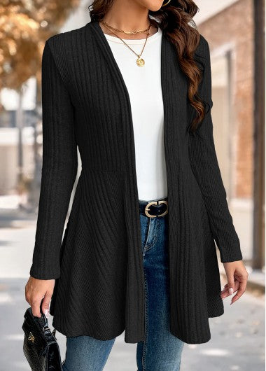 Modlily Black Knit Cardigan - XXL
