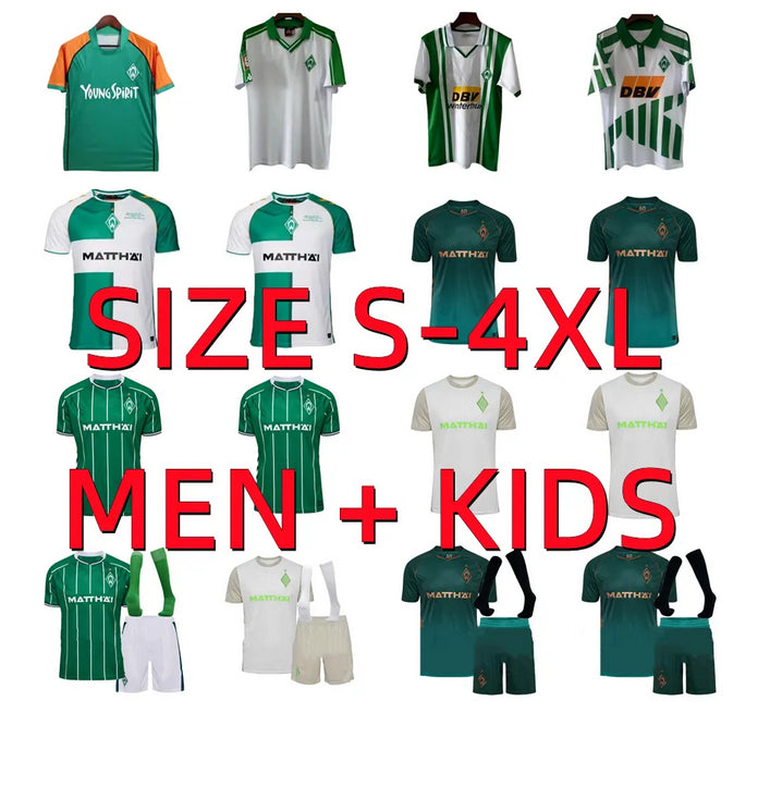 24 25 26 Werder Bremen soccer jerseys 2025 2026 How Deep Your Love DUCKSCH BITTENCOURT FRIEDL VELJKOVIC SCHMID AGU JERSEY FOOTBALL SHIRTS Men kids r