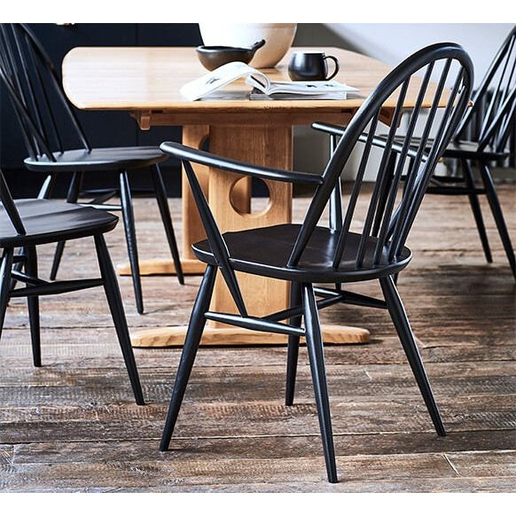 Ercol Originals Windsor Dining Armchair - Wood Finish - No