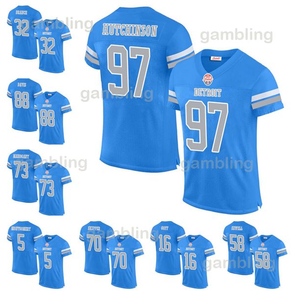 Men-Youth-Women Custom Football Jersey 97 Idan 32 Andre 70 Dan 88 T.J. 58 Penei shxinet All Stitched Any Name Any Number Football Jersey