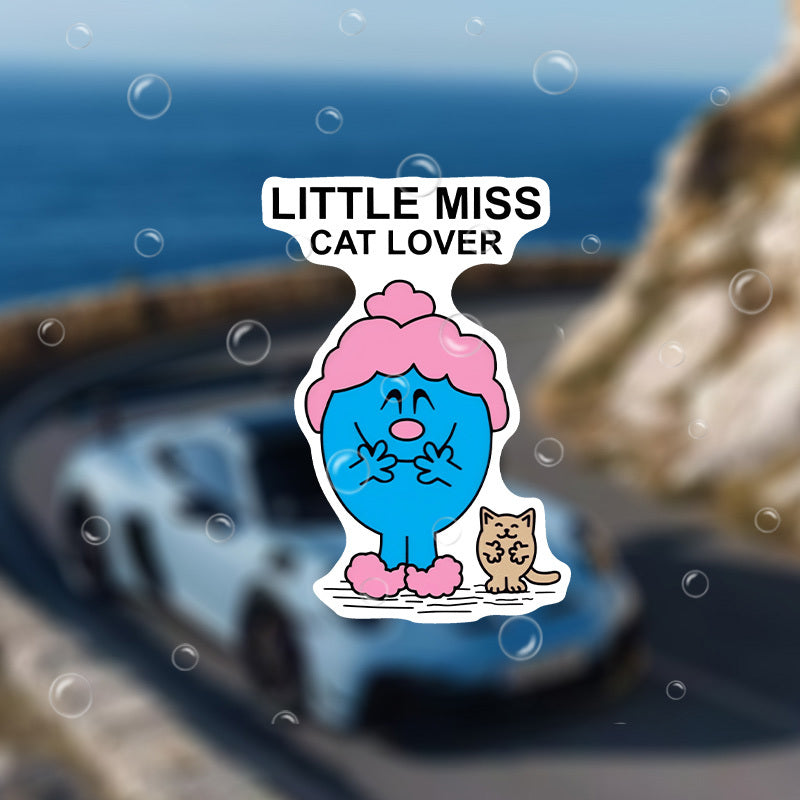 TEMU Cat Lover Vinyl Sticker - Durable Decal For Cars, Laptops, Windows, Doors, Refrigerators & Water Bottles, Cute Cartoon Cat Design With "i'm Cat